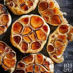 several pieces of bread that have been cut in half and placed on top of each other