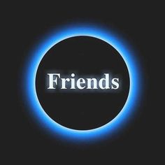 the word family is illuminated in front of a black background with a blue ring around it