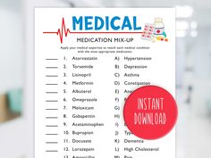 a medical medication mix - up is shown in this image