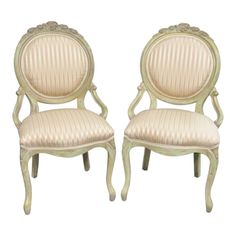 pair of french louis ii style chairs