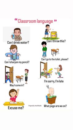 an image of classroom language poster