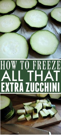 how to freeze all that extra zucchini in one hour is easy and fun