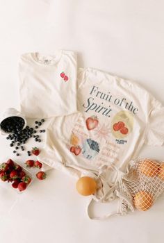 Fruit of the Spirit – Chaudoin Creations Vintage Script Fonts, The Fruit Of The Spirit, School's Out For Summer, Strawberry Patch, Spirit Shirts, Fruit Of The Spirit, Graphic Tee Design, Comfort Colors Tee, Comfort Color