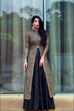 Indian Wedding Dress Modern, Dress Pics, Wedding Indian, Long Dress Design, Kurti Designs Party Wear, Vogue India, Designer Party Wear Dresses