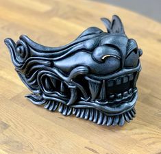 Japanese Dragon Mask, Chinese Dragon Mask, Asian Mask, Dragon Masks, Dnd Props, Dragon Samurai, Chinese Mask, Dragon Half, Fencing Mask