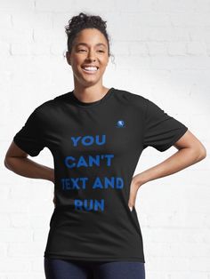 Run fast, play hard but look good. Worn to Run specialise in designing high-quality technical shirts just for runners. Each Worn to Run shirt features a catchy running slogan that will let everyone know your passion. To paraphrase the Boss, 'With shirts like these, maybe we were worn to run...' Now for the techie blah blah bit: This panelled technical t-shirt  is designed with wicking fabric technology and mesh panels in key areas for ventilated comfort even during intense training and performan Technical Go-dry T-shirt For Running, Sporty T-shirt With Team Name For Gym, Sporty Running T-shirt With Letter Print, Sporty Team Name T-shirt For Workout, Technical Black T-shirt For Running, Black Activewear For Workout With Text Print, Technical Graphic Print Activewear For Workout, Sporty Graphic Print T-shirt For Marathon, Moisture-wicking Athleisure T-shirt For Running