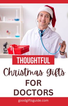 Thoughtful Christmas gifts for doctors - gift guide by Good Gifts Guide. Gift Ideas For Doctors, Best Gifts For Doctors, Gifts For Doctors, To Be A Doctor, Be A Doctor, Healthcare Heroes, Good Gifts, Medical Doctor, Thoughtful Christmas Gifts