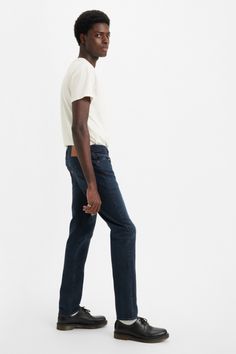 Meet our most versatile fit—our 502™ Taper Jeans. Cut on the slimmer side (but still roomy enough for comfort) with a streamlined, tapered leg, they’re a more refined, modern alternative to straight jeans and a universal favorite across builds. They look great both cuffed and uncuffed, and go with pretty much any shoes, so whip out the sneakers, combat boots or slip-ons. Dark Wash Selvedge Tapered Leg Jeans, Selvedge Straight Leg Dark Wash Jeans, Blue Selvedge Relaxed Fit Jeans, Mens Slim Straight Jeans, Men’s Levi Jeans