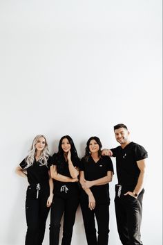 med spa branding photoshoot in scrubs. clean vibes. Medical Office Photoshoot Ideas, Medical Professional Photoshoot, Med Spa Office Ideas, Clinic Photoshoot Ideas, Med Spa Staff Photoshoot, Medical Clinic Photoshoot, Medspa Team Photoshoot, Med Spa Nurse Aesthetic, Aesthetic Clinic Photoshoot