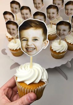 Custom Face Cupcake Toppers Birthday Party Cupcake Toppers | Etsy Face Cupcakes, 50th Birthday Party Ideas For Men, Face Cupcake Toppers, Surprise 30th Birthday, Pyjamas Party, 50th Birthday Party Decorations, 30th Birthday Decorations