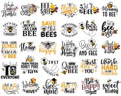 bees and honeybees svt bundle