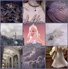 the princess and the peaus collage