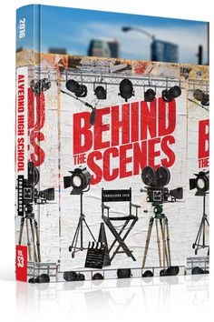 a book cover for behind the scenes