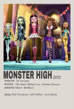 the monster high 2012 movie poster