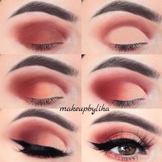 Step by Step Hazel Eyes Makeup Tutorial picture 2 Hazel Eye Makeup Tutorial, Eye Shadow For Hazel Eyes, Pin Up Eyeliner, Brow Makeup Tutorial, Eyes Step By Step, Eyes Makeup Tutorial, Make Up Designs