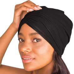 PRICES MAY VARY. PREMIUM-QUALITY FABRIC: Keep your hair healthy and hydrated with a Kitsch satin sleep cap. Made with breathable jersey fabric on the outside and a silky smooth satin lining on the inside, satin cap helps to keep moisture in your hair and reduce breakage while you sleep. ALL HAIR TYPES: Creating a luxurious, friction-free barrier for all hair types, you can use the Kitsch sleeping hair wrap for textured, curly and natural hair. Our satin sleep bonnet is ideal for women undergoing Satin Hair Wrap, Hair Wraps For Sleeping, Sleep Bonnet, Curly Hair Accessories, Stop Hair Breakage, Dunner Wordend Haar, Silk Bonnet, Hair Remedies For Growth, Hair Bonnet