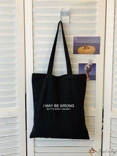 BirdinBag - Versatile Shopper Bag for Students, Ideal for School, Outings, and Travel Canvas Shopper Bag, Preppy Bags, Travel Canvas, Back To School Essentials, Style Preppy, Writing Numbers, School Essentials, Travel School, Going Back To School