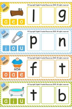 a set of printable alphabets with pictures on them