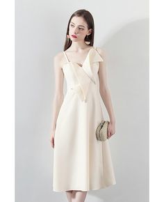 Shop 2018 Champagne Bow Knot Homecoming Party Dress with Straps online. All instock with free shipping. Pro since 2009. Beige A-line Sleeveless Dress For Evening, Beige Sleeveless Dress For Spring Party, Elegant Summer Evening Dress For Banquet, Spring Banquet Beige Maxi Dress, Solid Midi Dress For Spring Banquet, Solid Spring Midi Dress For Banquet, Spring Solid Midi Dress For Banquet, Spring Solid Color Midi Dress For Banquet, Beige Sleeveless Dress For Party