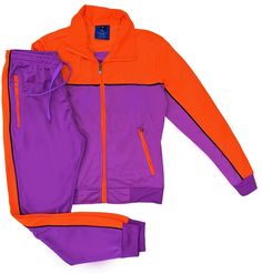 This women's 2-piece jogger jumpsuit from Royal Threads features a full zip-up stylish jacket and tapered pants. This 2-piece tracksuit is designed to suit all ages and also comes in a range of eight beautiful colors to choose from. 2-piece jumpsuits are suitable to wear for both indoor and outdoor casual activities. With its unique design and durable fabrics, you can comfortably enjoy all your favorite sports. The outstanding color combinations make this suit a great addition to the wardrobe.Fe 2 Piece Jumpsuit, Pants Jumpsuit, Stylish Jumpsuit, Elastic Waistband Pants, Joggers Track Pants, Pants Suit, Stylish Jackets, Fashion Joggers, Tapered Pants