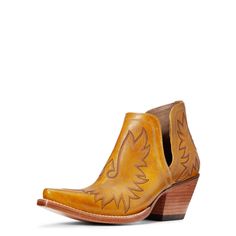 Dixon Western Boot | Ariat Ariat Dixon, Ariat Women, New West, Side Design, Embroidered Shoes, Xmas Ideas, Western Boot, Pixie Hairstyles, All Colors