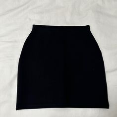 Never Worn, Took Off The Tag Though Black Fitted Skort, Black Fitted Skort For Winter, Black Pencil Mini Skirt For Winter, Classic High-waisted Black Skirt, Classic Black High-waisted Skirt, Classic Black High Waist Skirt, Fitted Black Pencil Skirt For Winter, Classic Black Skirt For Night Out, Classic High Waist Black Mini Skirt