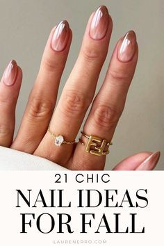 Fall Time Nails Simple, Classy September Nails, Nail Colors Neutral Classy, Nails To Go With Terracotta Dress, Napa Nail Ideas, Fall Transition Nails Almond, Fall Nails Neutral Design, Work Nail Colors, Fall Nails For Wedding Guest