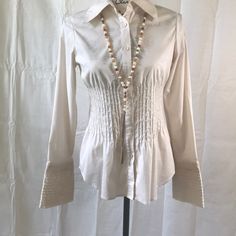 Reposhing This Item I Purchased From @Lundycouture. Loved It, But Ready To Rotate For Something New. Love It But It Just Doesn’t Fit Me! Never Worn By Me. Questions? Leave A Comment Below! Robert Rodriguez, Women's Button Down Shirt, Cream Color, Button Downs, Button Down Shirt, Womens Tops, Women Shopping, Color