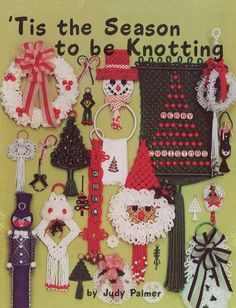 this is an image of a book cover with crochet and knitted items