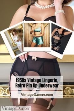 1950s Vintage Lingerie, Retro Pin Up Underwear Bra Making Tutorial, 1950s Lingerie, 1950s Pin Up, Pin Up Lingerie, 1950s Fashion Dresses, 50s Retro, Retro Lingerie, Girdles, Retro Pin Up