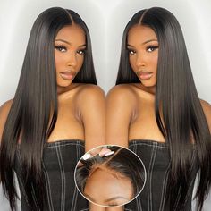 PRICES MAY VARY. Glueless Wigs Human Hair-Material：100% Brazilian Virgin Hair，180% Density；Invisible & Breathable HD Swiss Lace，Soft & No Shedding & No Tangle；Can Be Dyed & Bleached & Permed，Restyled As Your Own Hair Glueless Wigs-Advantage：9x6 inch Hd Lace Area，Pre Plucked Natural Hairline，Can Be Free Part；Upgraded Human Wigs，Pre-Cut Lace And No Glue, Easy To Wear And Take Off，No Skills Needed；Beginners Friendly And Save Your Time Pre Plucked Human Hair Wig-Lace：Bleached Tiny Knots，Swiss HD Lac Curling Straight Hair, Long Human Hair Wigs, Glueless Wigs, Lace Front Wigs Human Hair, Glueless Wig, Best Wigs, Wigs Human Hair, Straight Lace Front Wigs, Lace Material