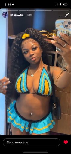 Beach Crochet Outfit, Carnival Outfit Carribean, Knit Swimsuit, Vacation Outfits Women, Cute Vacation Outfits, Crochet Swim, Beginner Crochet Tutorial, Crochet Swimwear, Crochet Business