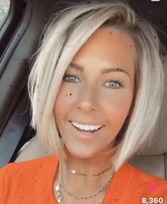 Pretty Blonde Hair, Short Shag Hairstyles, Beautiful Gray Hair, Chin Length Hair, Messy Short Hair, Haircuts For Medium Hair, Short Hair Color