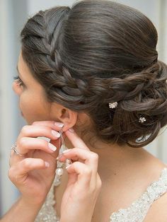 Bouffant Bun, Braided Top Knots, Simple Wedding Hairstyles, Best Wedding Hairstyles, Super Hair, Trendy Wedding Hairstyles, Braided Bun