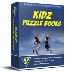 the kidz puzzle book is on display