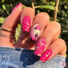 Wild West Nail Stamping Plate | Maniology Cowgirl Nails, Summery Nails, Nail Stamping Plates