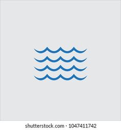 an image of water waves in the sea or ocean with blue lines on white background