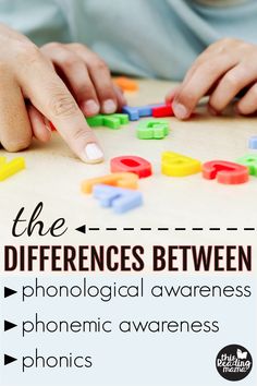 the differences between phonological awareness and phonometric awareness in children's hands