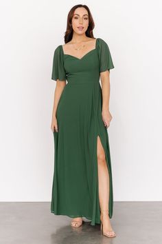 Sierra Sweetheart Maxi Dress | Evergreen 34c Size, Evergreen Color, Cute Maxi Dress, Dress Lilac, Baltic Born, Green Bridesmaid Dresses, Bridesmaid Dresses Plus Size, Dress Dusty, Grad Dresses