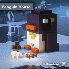 Minecraft Ice House Ideas, Minecraft Ice Skating Rink, Ice House Minecraft, Gingerbread House Minecraft, Minecraft Christmas Building Ideas, Minecraft Ice Builds, Christmas Minecraft Ideas, Cute House Minecraft, Easy Minecraft Builds