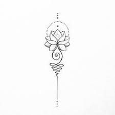 a black and white drawing of a flower on a pole