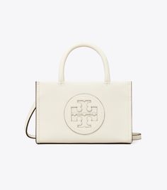 Mini Ella Bio Tote: Women's Designer Crossbody Bags | Tory Burch Ella Tote, Tory Burch Ella, Tory Burch Tote, Tory Burch Bag Totes, Eco Tote Bag, Designer Logo, Logo Emblem, Mini Tote Bag, Eco Bag