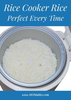 rice cooker rice is the perfect every time to cook in an instant pressure cooker