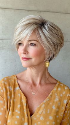 Short Hairstyles for Women Over 60 Asymmetrical Fringe, Curly Crop, Asymmetrical Pixie Cuts, Modern Short Hairstyles, Layered Bob Short, Hair Maintenance Tips, Soft Blonde