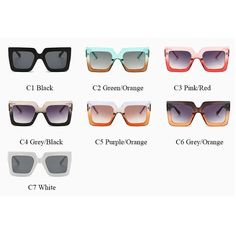 Gradient Square Oversized Sunglasses Step into summer with style and confidence with our Gradient Square Oversized Sunglasses. Perfect for outdoor adventures, these colorful shades not only enhance your look but also provide essential protection against harmful UV rays. Key Features Stylish Design: Oversized square frame adds a trendy touch to any outfit. UV400 Protection: Safeguard your eyes from harmful UV rays with high-quality lenses. Comfortable Fit: Made from lightweight plastic for all-da Vibrant Gradient, Casual Rings, Sunglasses Women Oversized, Vintage Fine Jewelry, Choker Pendant, Gold Diamond Earrings, Fashion Jewelry Earrings, Men Earrings, Oversized Sunglasses