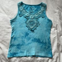 Gorgeous Y2K tank with heart embroidery and a tie-dye print, so funky and fun! Made with very stretchy and comfortable material! Size women's large, bodycon fit, can fit other sizes (women's extra-small to medium) as well Measurements: 15x20in (see photos) Materials: 97% cotton, 3% elastic Y2k Style Cotton Tank Top For Festivals, Acid Wash Fitted Tank Top For Spring, Spring Acid Wash Fitted Tank Top, Acid Wash Stretch Tops For Spring, Fitted Acid Wash Casual Tank Top, Trendy Cotton Festival Tank Top, Trendy Cotton Tank Top For Festivals, Spring Acid Wash Cotton Tank Top, Fitted Tie Dye Cotton Tank Top