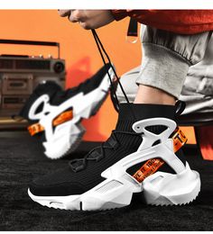 Guys Fashion Swag, Men Moda, Fly Shoes, Mesh Socks, Kicks Shoes, Socks Sneakers, Hype Shoes, Mens High Tops, Men Fashion Casual Outfits