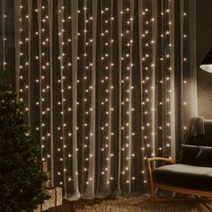 This curtain fairy light is perfect for use as a lighting addition to any decorative project. It is suitable for Christmas, parties, weddings and other holidays. fairy light is equipped with 300 energy-saving LEDs, creating a magical lighting performance. It has 8 different lighting effects: combination mode, waves, sequential mode, slowly glowing mode, flashing, slowly fading mode, twinkling and continuous lighting. It is a great decorative accessory to illuminate indoor and spaces. Note: inclu Curtain Fairy Lights, Outdoor Fairy Lights, Led Curtain, Christmas Lighting, Icicle Lights, Outdoor Holidays, Curtain Lights, Christmas Parties, Twinkle Lights