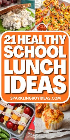 Healthy school lunches are essential for kids. Discover high-protein lunchbox recipes and easy school lunches. Explore balanced lunches for kids with vegetarian, gluten-free, and nut-free options. Try healthy sandwich ideas and dairy-free school lunches. Perfect for packed lunches and bento lunch box ideas, these back-to-school lunches ensure fresh and healthy meals. Plan your school lunch meal prep with clean eating recipes and create delicious lunchbox snacks. Must try these healthy lunches. School Lunch Meal Prep, Easy Healthy School Lunches, Nutritious Lunch Ideas, Healthy Sandwich Ideas, Healthy Protein Lunch, Fun Lunch Ideas, Bento Lunch Box Ideas, Lunches For Kids, High Protein Lunch Ideas