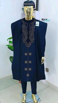 Mens Native Wears Nigeria, Men Agbada Styles, Latest Agbada Designs, Agbada Designs For Men, Agbada Design, Latest African Wear For Men, Men Native